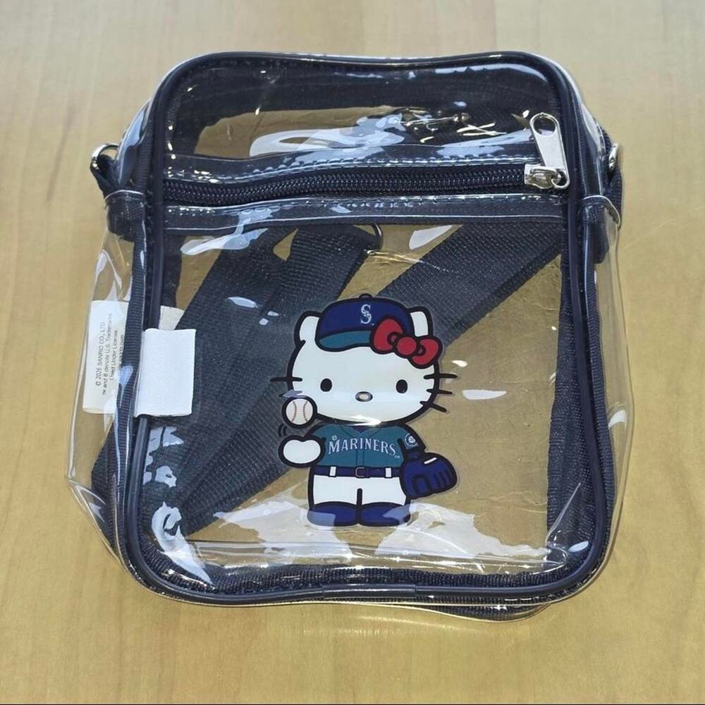 Hello kitty mariners clear purse